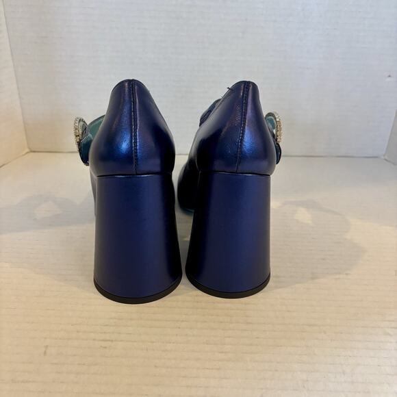 Valentina Rangoni Tonda Mary Jane‎ Pump Size 7 Made In Italy - Picture 5 of 11